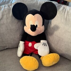 Disney Mickey Mouse Plush - Black, Red, Yellow